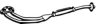 TOYOT 1741071030 Exhaust Pipe